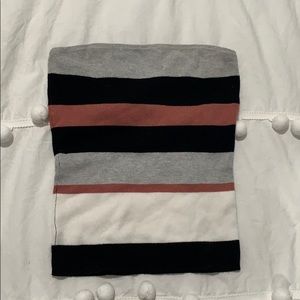 Multicolored Stripe Tube Top
